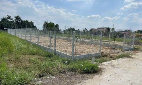 490TR LÔ ĐẤT ĐẸP MẶT TIỀN KINH DOANH NGAY THỊ TRẤN CỦ CHI,180m2 CÓ THỔ