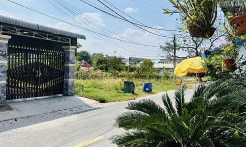 BÁN ĐẤT MẶT TIỀN KINH DOANH (590 TRIỆU) 7x30m FULL THỔ. THỊ TRẤN CỦ CHI