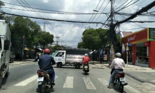 Bán gấp lô đất ngang 7,7m diện tích 96,3m2 mặt tiền nhựa Tân An Hội, SHR, Giá 480TR