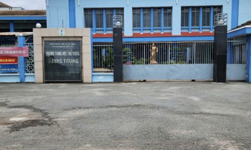 Lô đất 165,2m2 thổ cư sổ riêng, ngay trường THPT Quang Trung, gần chợ Phước Thạnh, bán gấp 490 triệu