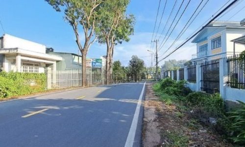 CẦN BÁN NGỘP LÔ ĐẤT 240m2 MẶT TIỀN ĐƯỜNG LÊ VĨNH HUY, THỊ TRẤN CỦ CHI GIÁ 550TR