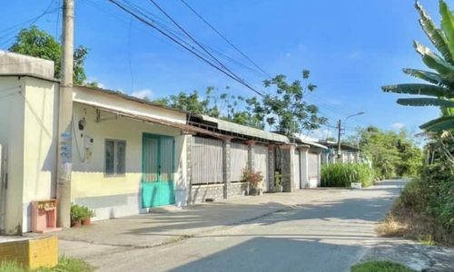 Mặt tiền đường số 5, Tân Thông Hội, 150m2 đất thổ sổ hồng riêng, giá 410 triệu, dân cư đông đúc hiện hữu