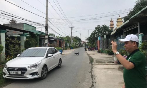 bán lô đất ở PHƯỚC THẠNH CỦ CHI giá 560 triệu 133m2 full thổ SHR