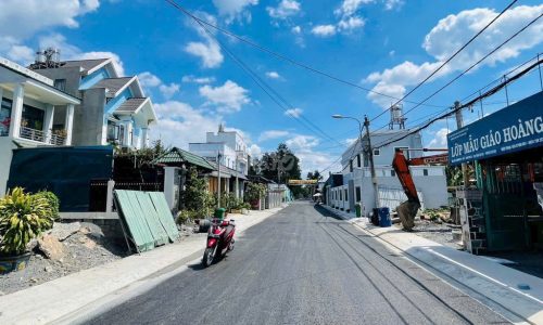 đất full thổ mt nhựa, 180m2 , thị trấn củ chi, giá bán nhanh 680 triệu