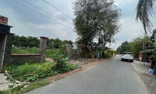 BÁN GẤP LÔ ĐẤT MẶT TIỀN ĐƯỜNG NHỰA TÂN THÔNG HỘI CỦ CHI 200M2 GIÁ 520 TRIỆU