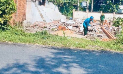 Ra gấp miếng đất 261m2 , để đi Mỹ, xã phước vĩnh an, củ chi, giá 569tr