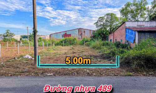 Bán đất chính chủ MT đường 489, Củ Chi, 132m2 full thổ, giá siêu hấp dẫn, SHR