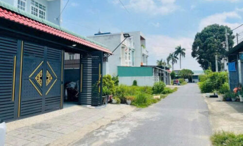 BÁN ĐẤT MẶT TIỀN ĐƯỜNG LƯU KHAI HỒNG TRUNG TÂM THỊ TRẤN CỦ CHI 100m2 GIÁ 430TRIỆU SHR