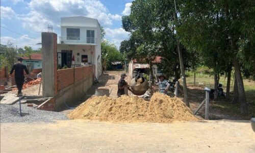 LÔ ĐẤT MẶT TIỀN ĐƯỜNG 498 Ở PHẠM VĂN CỘI CỦ CHI GIÁ 660TR FULL THỔ CƯ