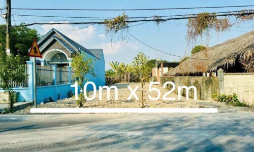 BÁN ĐẤT 520m2(10X52) ĐƯỜNG LƯU BÌNH HƯƠNG,THỊ TRẤN CỦ CHI,GIÁ 690TRIỆU