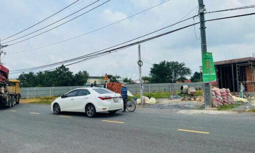 BÁN LÔ ĐẤT Ở MẶT TIỀN ĐƯỜNG BASA PHƯỚC HIỆP CỦ CHI GIÁ 430 TRIỆU SHR
