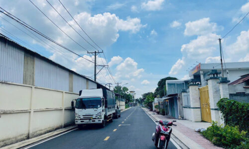 ĐẤT ĐẸP KHU PHỐ 3 TT CỦ CHI 253M² GIÁ 630TR MẶT TIỀN ĐƯỜNG PHẠM VĂN CHÈO