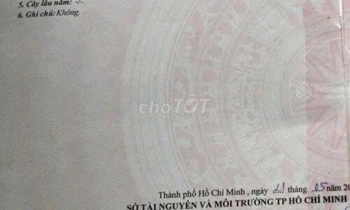 Cần bán lô đất đẹp mặt tiền đường Nguyễn Viết Xuân, Thị Trấn Củ Chi